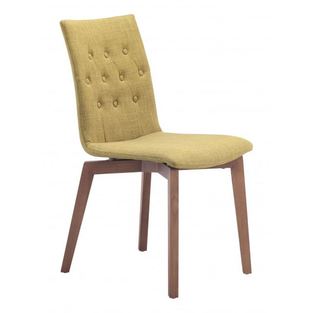 Zuo® Modern Pea Green Orebro Dining Chair-0