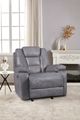 Cheers by Man Wah Light Grey Power Recliner-1
