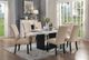 Furniture of America® Kian 7-Piece Beige/Black/White Dining Table Set-0