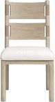 Magnussen Home® Sunset Cove Sanibel Brown Dining Side Chair with Upholstered Seat-1