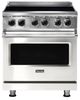 Viking® 5 Series 30" Pure White Pro Style Induction Range-0