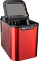 Danby® 12" 2 lb. Red Stainless Steel Counter Top Ice Maker-2