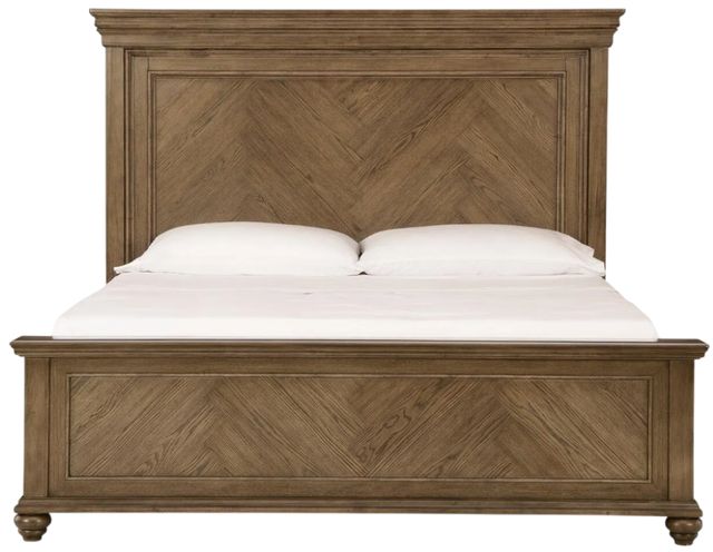 Signature Design by Ashley® Karallin Medium Brown King Panel Bed-2