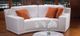 Jaymar Expo Urban Chic White Circular Apartment Sofa-1