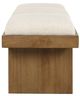 Uttermost® Haden Ivory Upholstery Bench-5