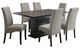 Coaster® Stanton 7-Piece Black/Gray Dining Set-0