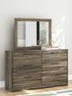 Signature Design by Ashley® Baystorm Brown Dresser and Mirror-5