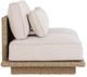 TOV Furniture Mora Cream 65" Fabric/Wicker Outdoor Sofa-3