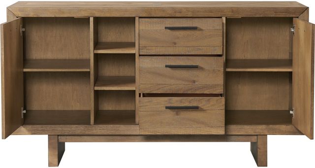 Intercon Landmark Weathered Oak Sideboard-3