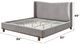 ACME Furniture Melbourne Gray Eastern King Upholstered Panel Bed-2