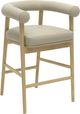 TOV Furniture Spara Natural/Taupe Vegan Leather Counter Stool-0