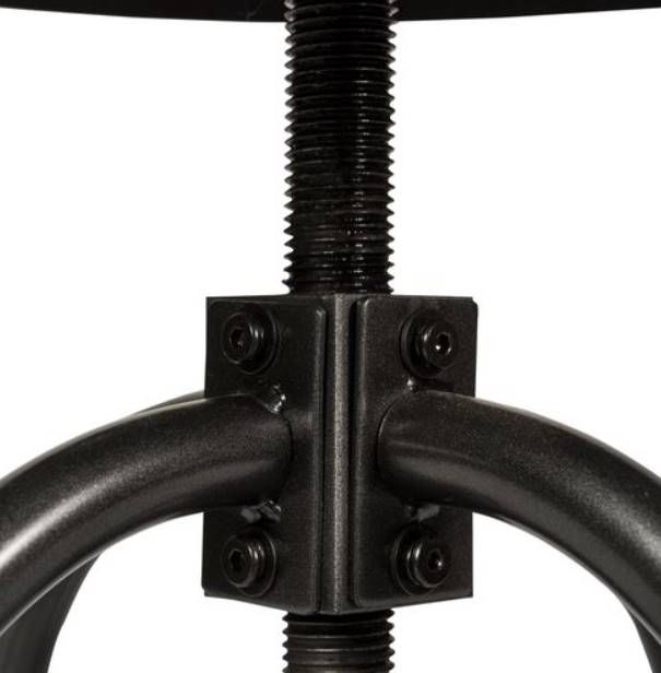 Liberty Furniture Vintage Dining Distressed Black 24" Adjustable Stool-2