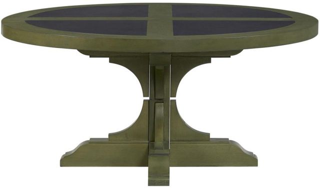 Bernards Tarrington Pistachio Round Cocktail Table-2