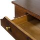 StyleCraft Dark Caramel/Gold Console Table-2