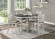 Homelegance® Junipero Antique White/Brown Counter Height Chair-1