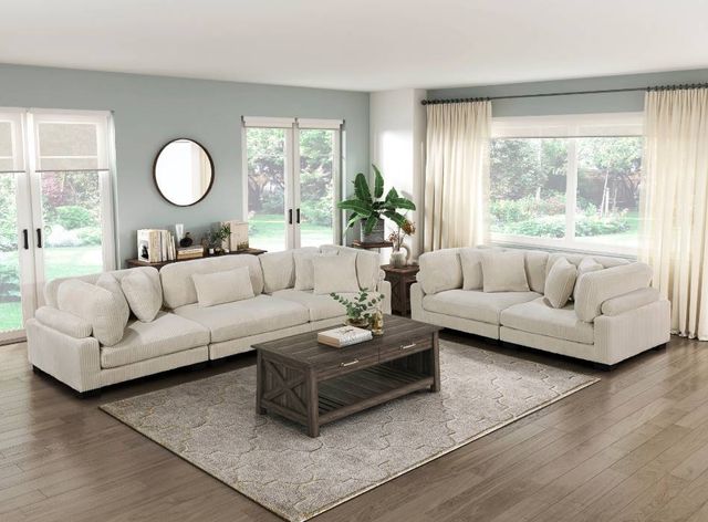 Homelegance® Traverse Beige Loveseat-1