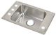Elkay Lustertone® Classic Lustrous Satin Stainless Steel 25'' x 17'' x 8" 2FRM-Hole Single Bowl Drop-in Classroom Sink-0