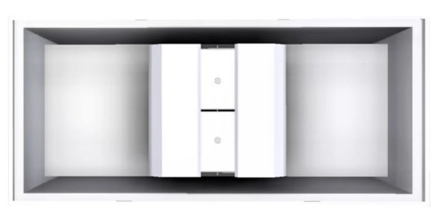 Vent-A-Hood® Designer Series 66" White Island Range Hood-2