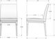Amisco Customizable Lorenzo Dining Side Chair with Low Backrest-2