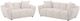 Coaster® Destino 2-Piece Destino Greige Chenille Splayed Arm Sofa Set-0