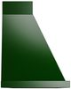 Ilve® Nostalgie II Noblesse 60" Emerald Green Wall Mounted Range Hood with Chrome Trim-2