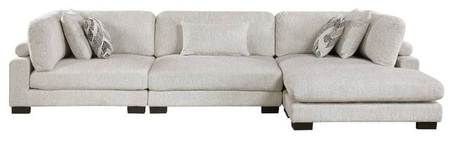 Homelegance® Tinley 3-Piece Beige Modular Sectional and Chaise-3