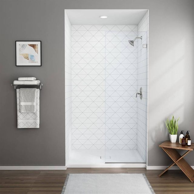 American Standard Silver Shine Frameless Shower Screen-3