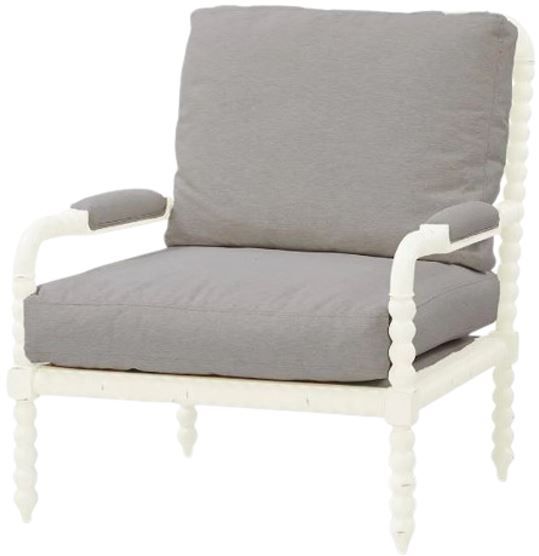 Bramble Customizable Cholet Arm Chair with Ottoman Set-3