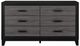 Global Furniture USA Lisbon 5-Piece Black/Gray King Bookcase Bedroom Set-3