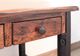 International Furniture Direct Parota Black/Brown Writing Desk-2