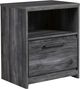 Signature Design by Ashley® Baystorm 5-Piece Gray Full Panel Headboard Storage Set-5