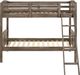 Coaster® Flynn Weathered Brown Twin/Twin Bunk Bed-1