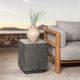Classic Home Marwin Dark Gray Concrete Outdoor End Table-1