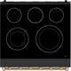 Thor Kitchen 30" Black Pro Style Electric Range with Precision Knob Control & Bronze Hardware-5