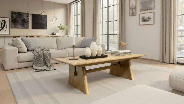 Nest Home Collections Natalie Weathered Timber Coffee Table-1