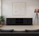 Legends Home Providence Black/Bourbon 96" TV Console-1