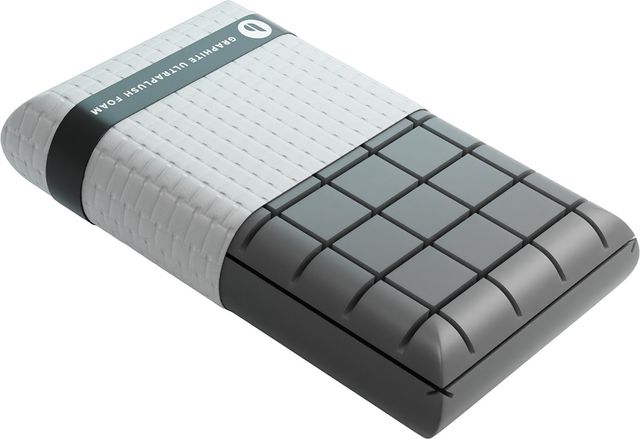 Blu Sleep Graphite Prestige Support [+] Memory Foam Queen High Bed Pillow-0