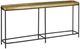 Currey & Company Tanay Antique Brass Console Table with Graphite Black Iron Framework-0
