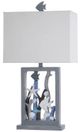 Stylecraft Serene Nautical Silver/White 32" Table Lamp-0