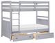 Homelegance® Sloane Gray Full/Full Bunk Bed-4