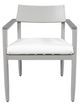CabanaCoast® Customizable Nevis Aluminum Outdoor Dining Chair-1