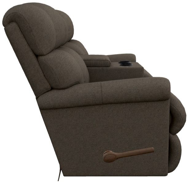 La-Z-Boy® Pinnacle Java Manual Wall Reclining Loveseat with Console-3