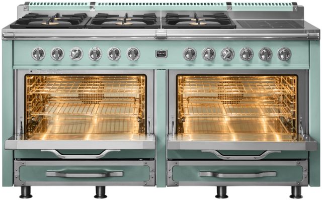 Viking® Tuscany 66" Splash Pro Style Dual Fuel Range-1