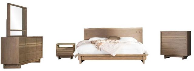 Coaster® Stillwater 5-Piece Weathered Oak California King Panel Bedroom Set-0