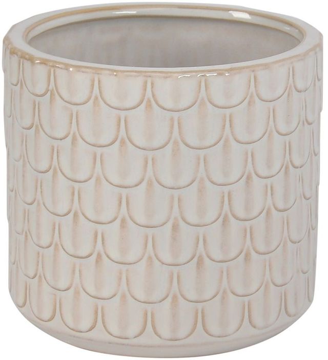 Moe's Home Collection Herb White 5" Planter-0