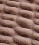 HiEnd Accents Ruched Rabbit Blush Double-Sided Throw Blanket-2