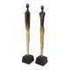 A & B Home Black/Gold Human Statuaries-1