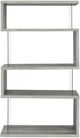 Coaster® Emelle Grey Driftwood Bookcase-1