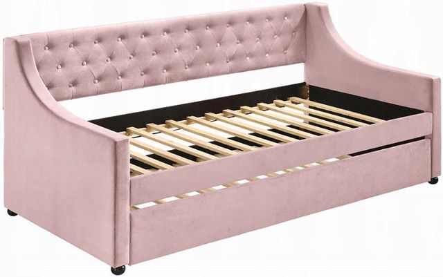 ACME Furniture Lianna Pink Youth Twin Daybed with Trundle-0