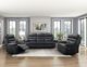 Homelegance® Hancock Black Manual Recliner-1
